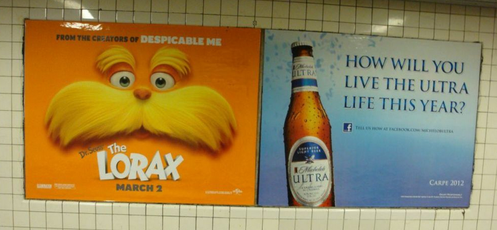 NYC Subway Alcohol Ad