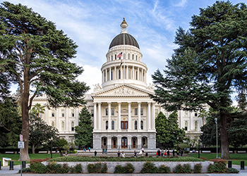 The California state capital building, for better or worse